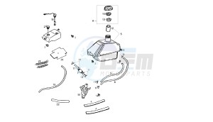 DFW - 50 CC VTHMA05A drawing FUEL AND OIL TANK