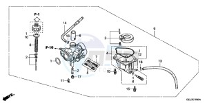 CRF50FC drawing CARBURETOR