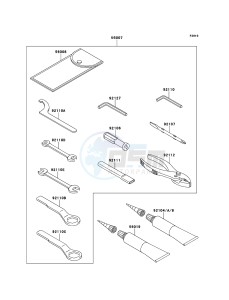 Z750 ZR750LBF FR GB XX (EU ME A(FRICA) drawing Owner's Tools