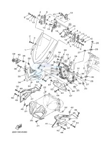 XT1200ZE SUPER TENERE ABS (2KB9 2KBA) drawing WINDSHIELD