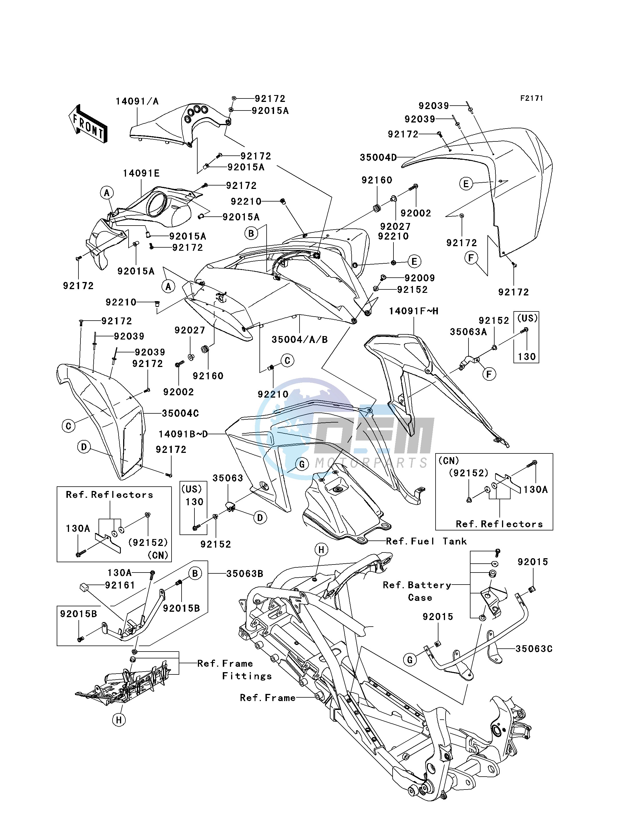 FRONT FENDER-- S- --- B8F_B8FA- -