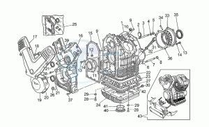 Daytona 1000 RS RS drawing Crankcase