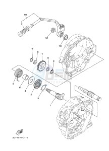 YB125 (2CS8) drawing STARTER