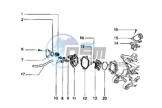 Cylinder head - Induction pipe