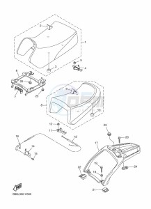 FJR1300D-AE FJR1300AE (B96L) drawing SEAT