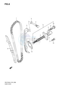 DR-Z125 EU drawing CAM CHAIN