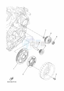 TRACER 7 MTT690 (B4T3) drawing STARTER