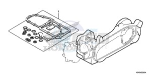 NSS300AD Forza E drawing GASKET KIT B