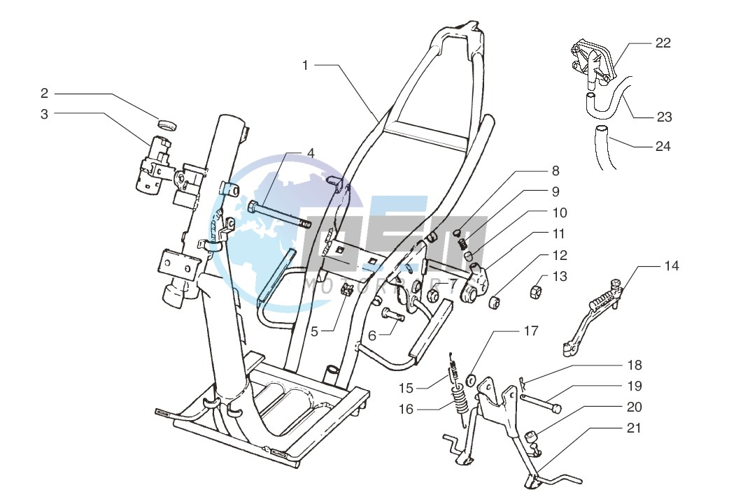 Chassis-Central stand