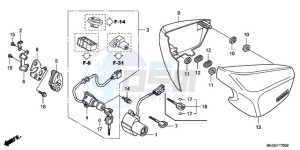 VT750C9 Ireland - (EK / MME) drawing SIDE COVER