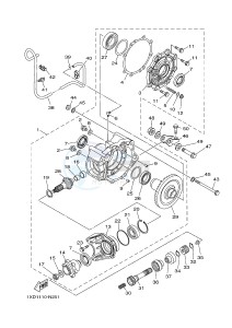 YXM700ES YXM700PSE VIKING EPS SPECIAL EDITION (1XP7) drawing DRIVE SHAFT