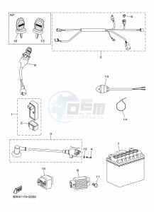 YFZ50 (BW4D) drawing ELECTRICAL 1