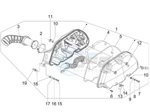 GTS 300 ie (EMEA, APAC) drawing Air filter