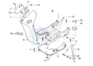 Liberty 125 drawing Front shield PPTT