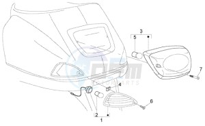 LX 50 2T drawing Rear lights