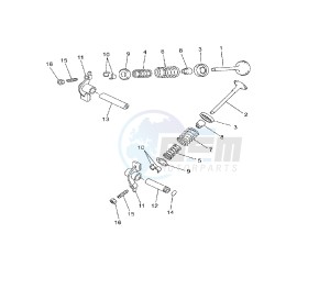 YP R BLACK X-MAX 250 drawing VALVE