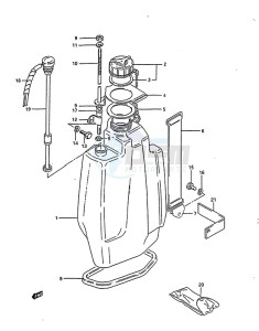 DT 140 drawing Oil Tank