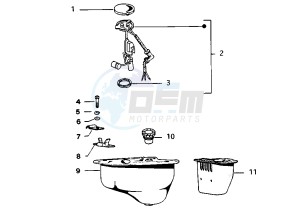 FL2 HP 50 drawing Fuel Tank