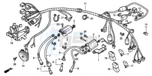 VT600C 400 drawing WIRE HARNESS