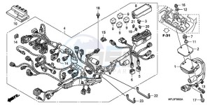 CBR1000RAA Europe Direct - (ED / ABS HRC) drawing WIRE HARNESS (CBR1000RA)