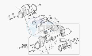 Nevada Classic 750 IE IE drawing Starter motor