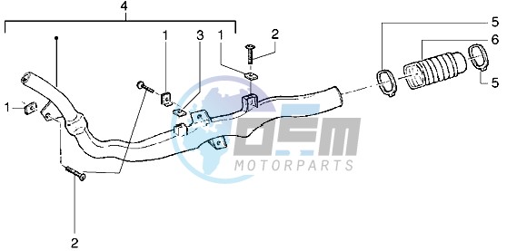 Belt cooling tube