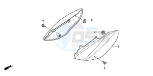 CRF70F drawing SIDE COVER