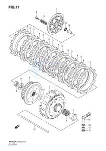 RM250 (E19) drawing CLUTCH