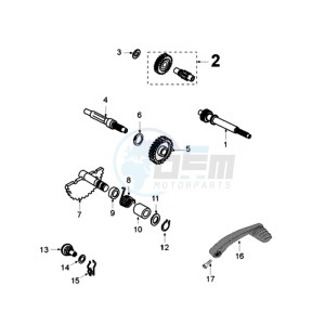 KISBEE RS drawing DRIVE SHAFTS / KICKSTARTER