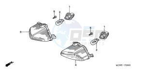 VFR800A9 Europe Direct - (ED / ABS MME) drawing WINKER