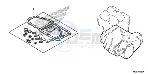 CB500XAF CB500X UK - (E) drawing GASKET KIT B