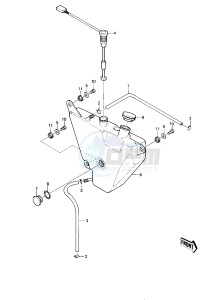 KE 175 D [KE175] (D2-D3) [KE175] drawing OIL TANK -- 80-81 KE175-D2_D3- -