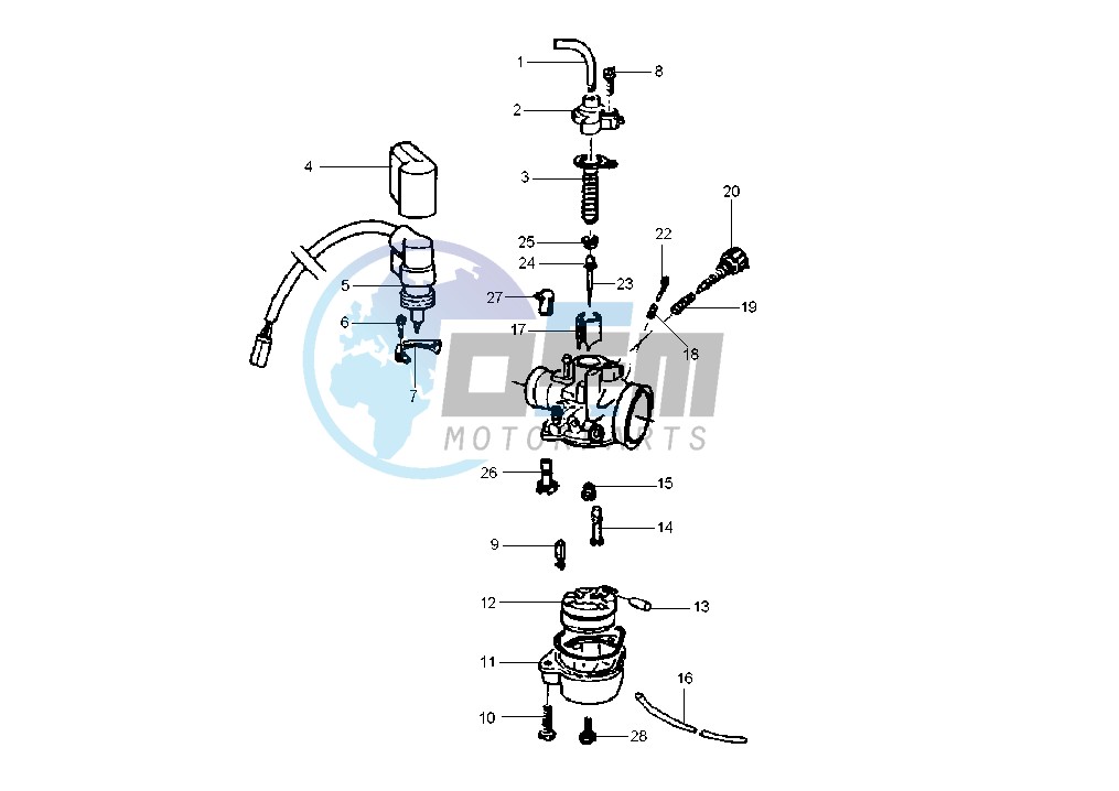 Carburetor  Spares DELL'ORTO