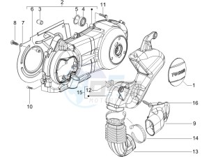 Runner 125 VX 4 (UK) UK drawing Crankcase cover - Crankcase cooling