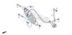 ST1300 drawing REAR CUSHION