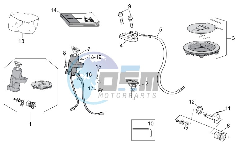 Lock hardware kit