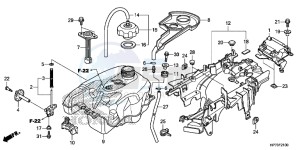 TRX420FPAD TRX420 Europe Direct - (ED) drawing FUEL TANK