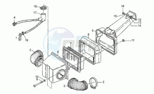 Le Mans 1000 drawing Air filter