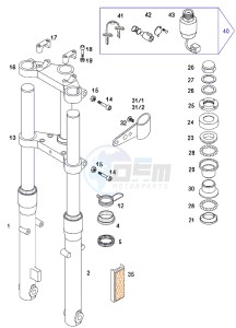 FUN_SPORT_R 50 drawing Front fork