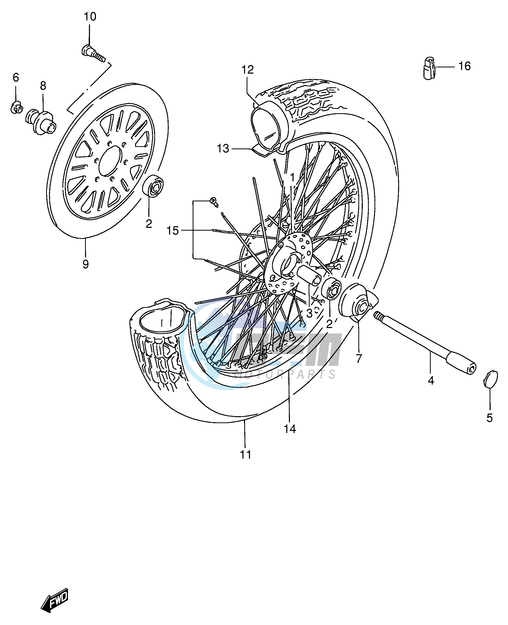 FRONT WHEEL