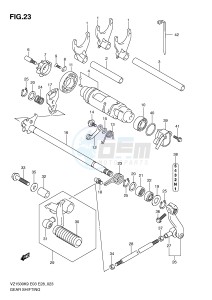 VZ1500 (E3-E28) drawing GEAR SHIFTING