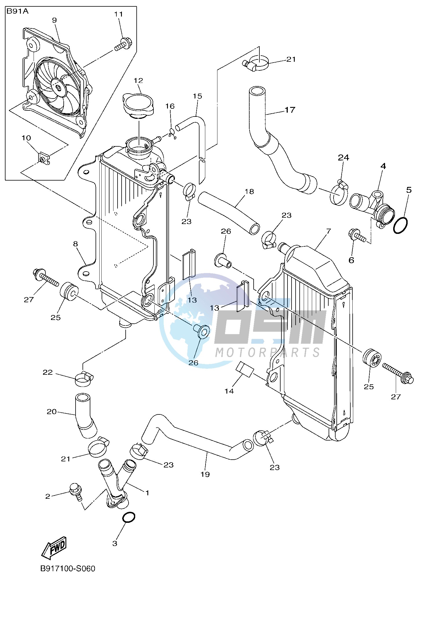 RADIATOR & HOSE