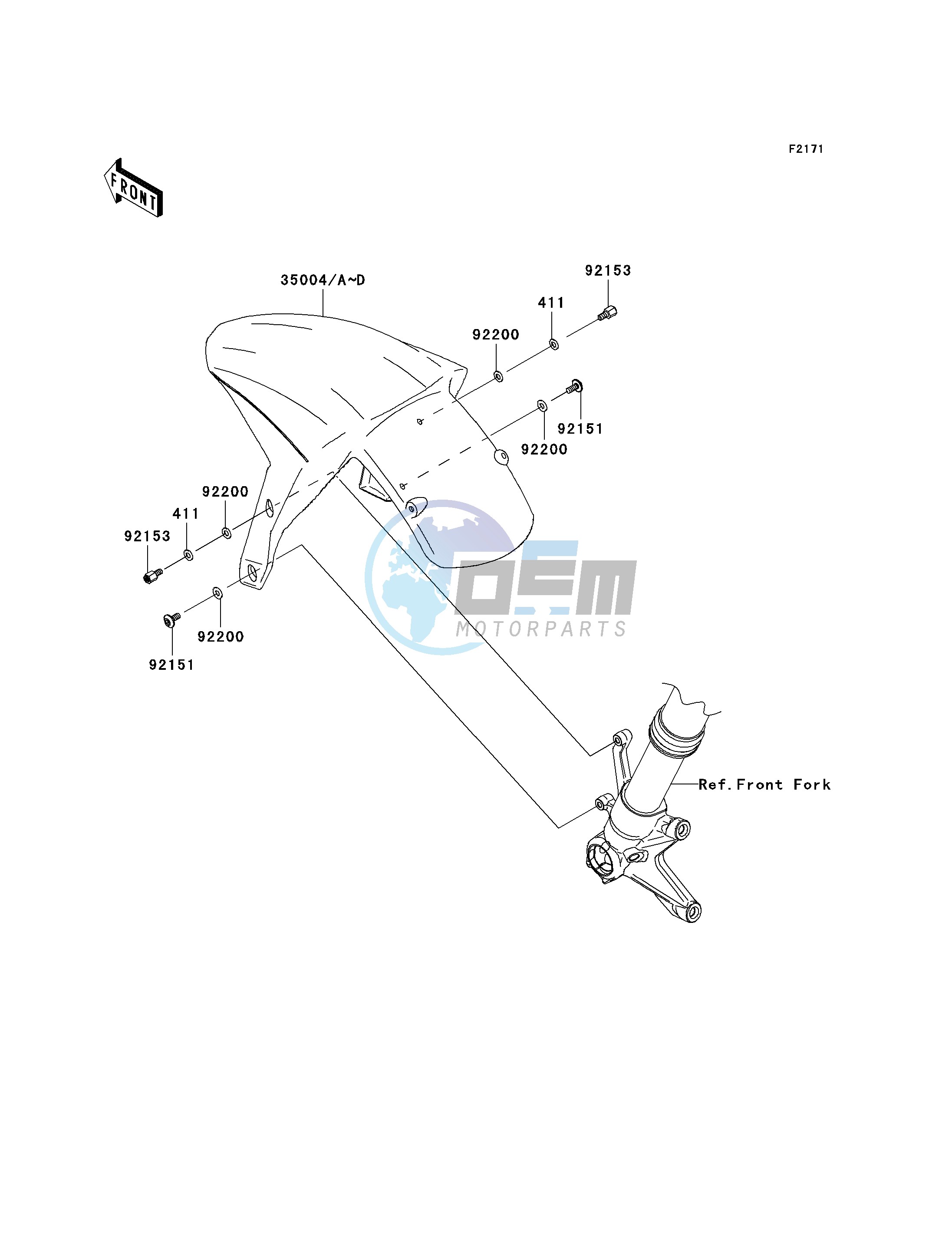 FRONT FENDER-- S- -