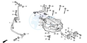 CN250 HELIX drawing CYLINDER HEAD COVER