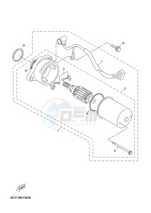 NS50F NITRO 4T (1GB4) drawing STARTING MOTOR