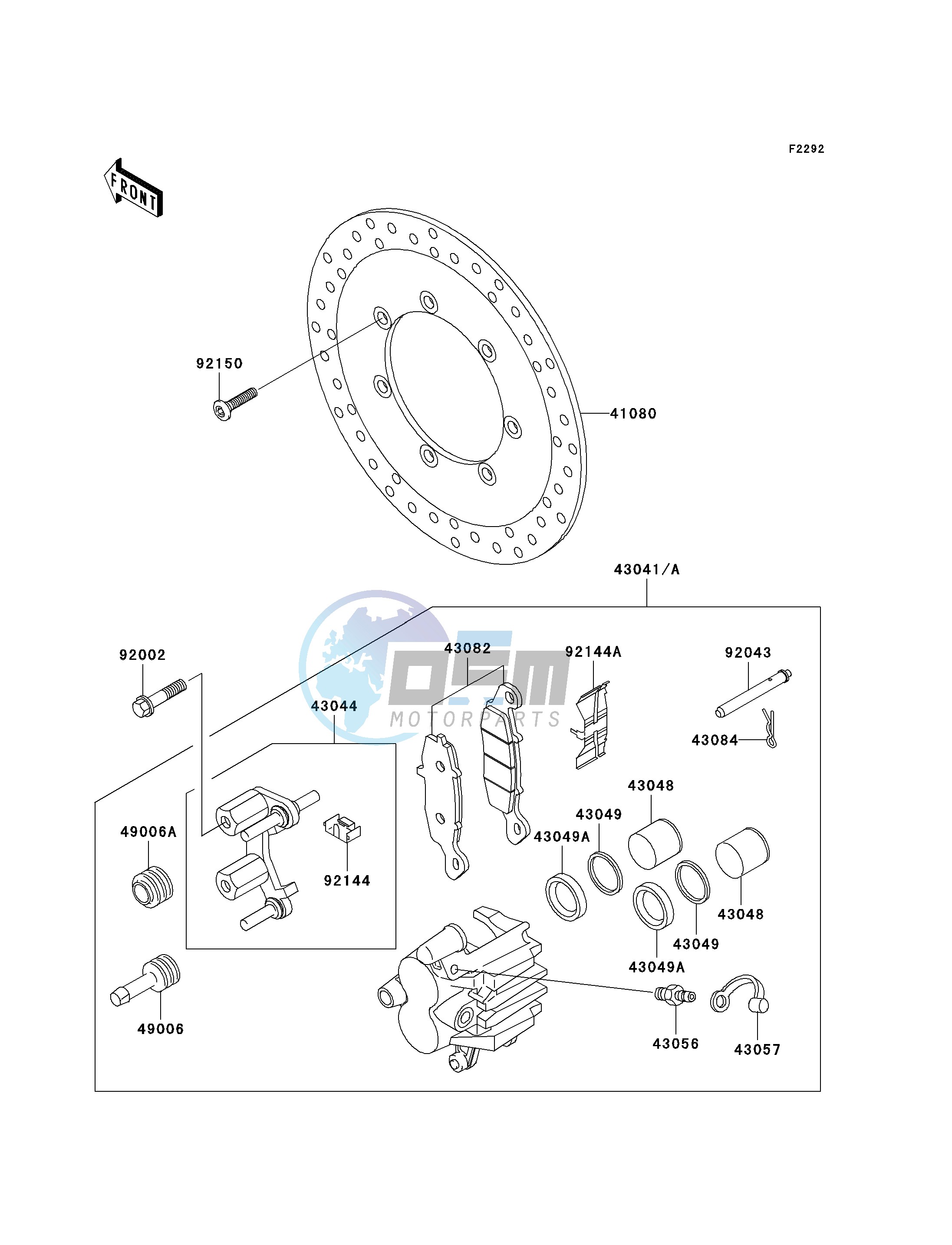 FRONT BRAKE-- R1 - R3- -