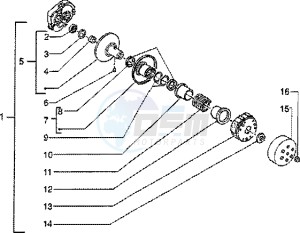 ET2 50 drawing Driven pulley