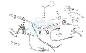 RCR_SMT 50 drawing Handlebar - Controls