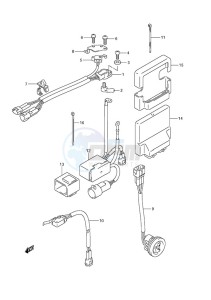 DF 150 drawing PTT Switch/Engine Control Unit