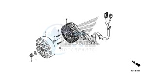 SH125D SH125i UK - (E) drawing A.C.G. STARTER